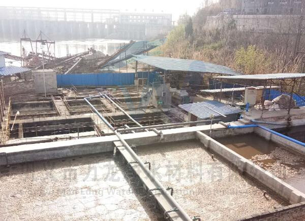 造紙廠污水處理現(xiàn)場